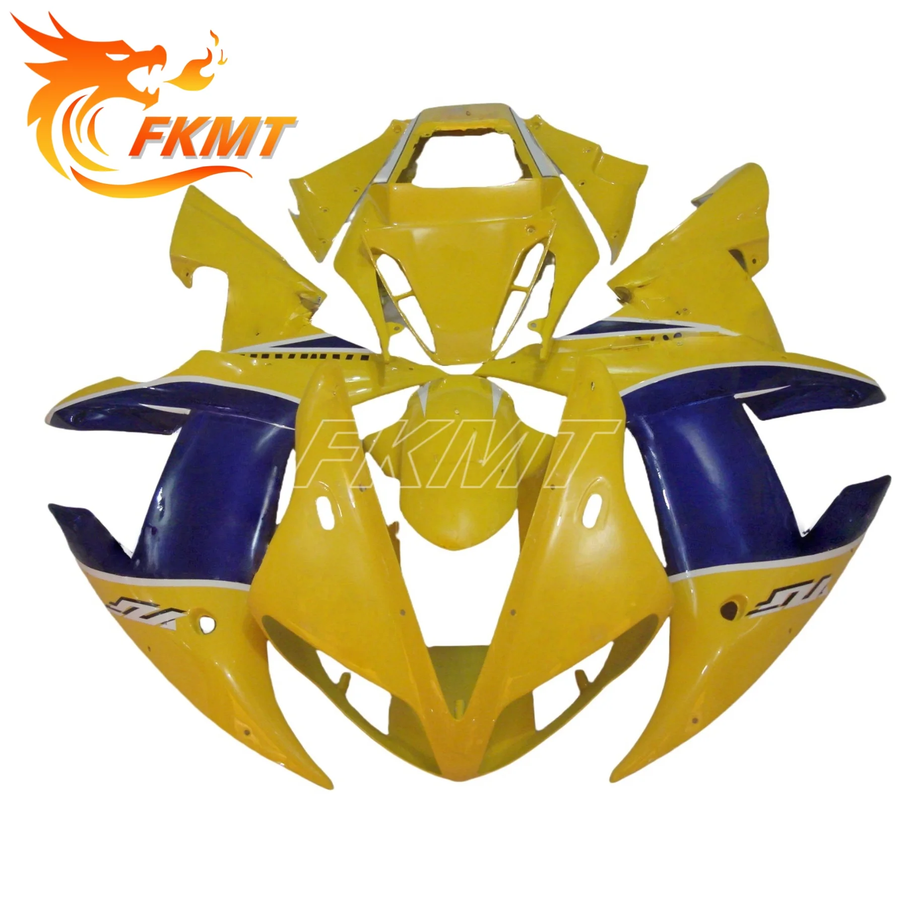 

Motorcycle Fairings Kit for YAMAHA YZF-R1 2002 2003 YZFR1 YZF R1 02 03 YZF1000 ABS All Blue Fairing Bodywork Set