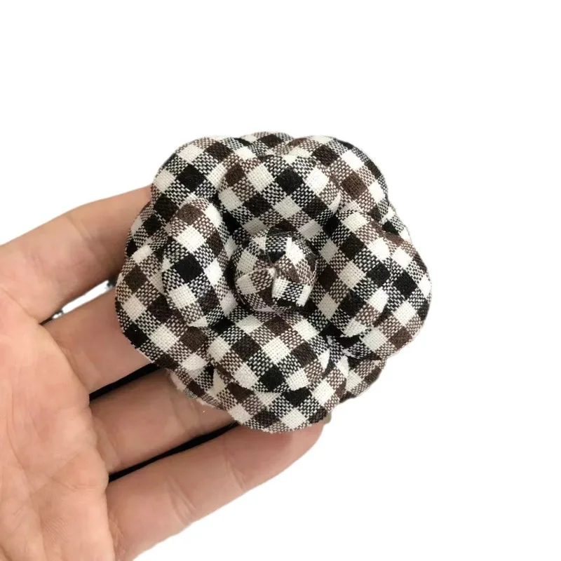 6.6cm High-end Color Mixed Flower Brooch, Coarse Floral Cloth, Women's Jewelry Accessories Pin, Banquet Party Gift Corsage
