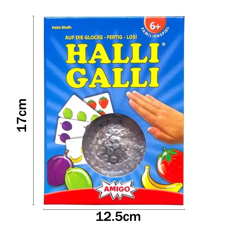 Halli Galli Tabletop Board Game Quick Response Family Leisure Party Activity Educational Multiplayer Interactive Card Toy XPY