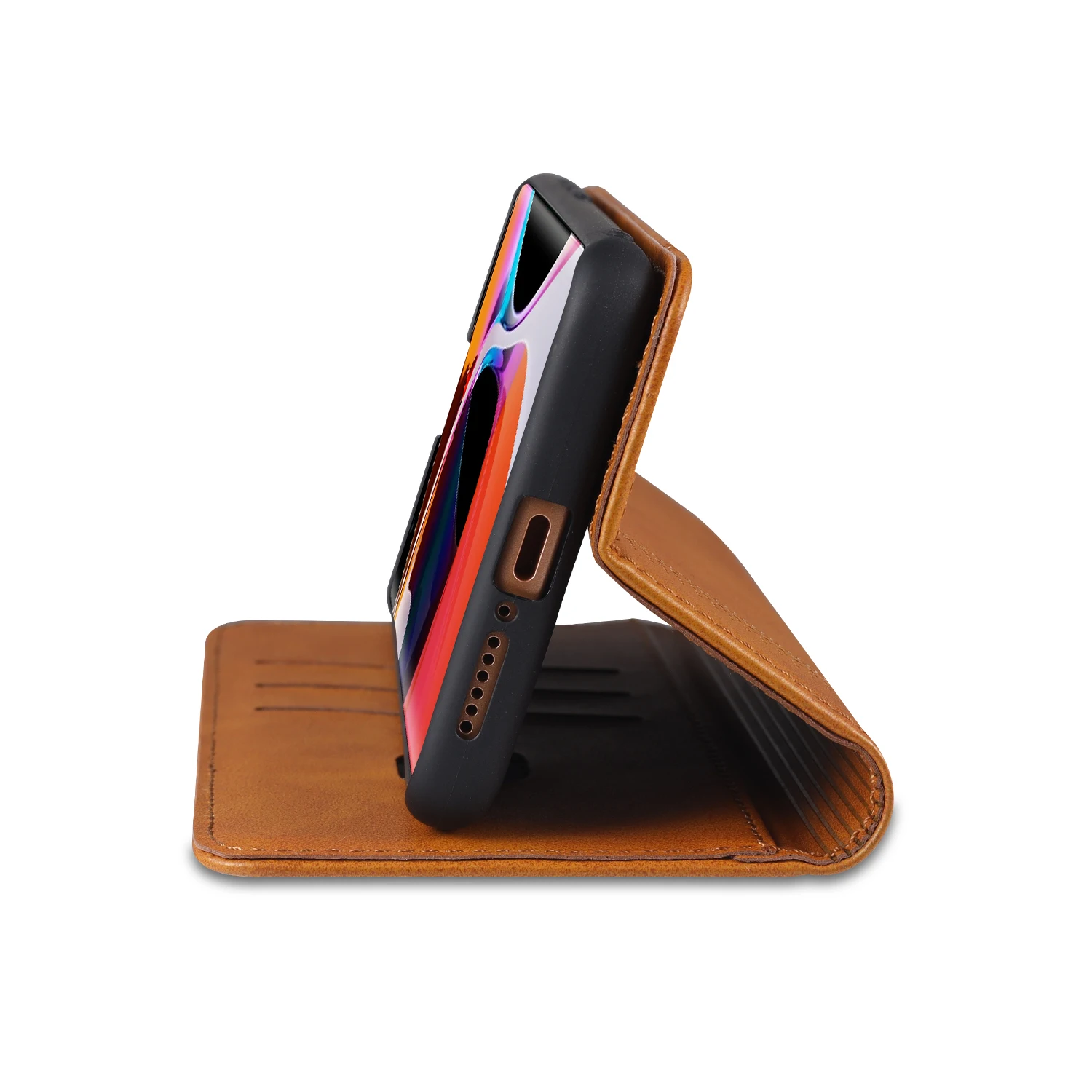 Deluxe Magnetic adsorption leather case for Xiaomi Mi 10 / Mi 10 Pro 5G Flip Cover Protective Case capa fundas