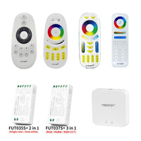 Miboxer 2.4G RF Wireless Dimmer FUT035S+ / FUT037S+ Samll Controller Single Color Dual White RGB RGBW RGB+CCT For LED Lamp Strip