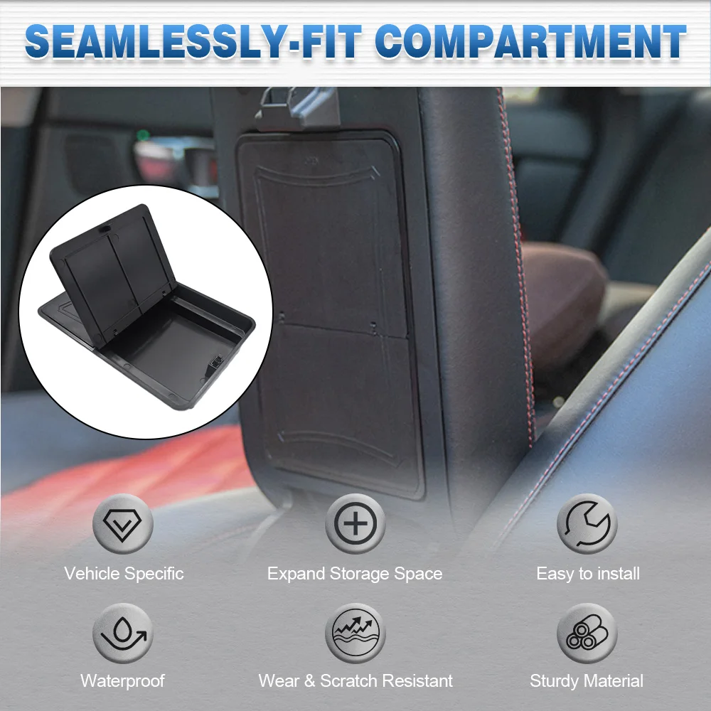 For Honda Civic 11th Gen 2022 2023 2024 Press-down Concealed Storage Box Hidden Storage Press Armrest Box Interior Accessories
