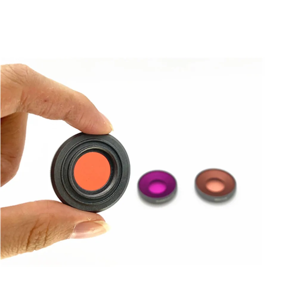 Red Snorkel Magenta Diving Filter Protective Lens Replacement Cover for DJI Osmo Action 3 Drone Gimbal Action3 Camera