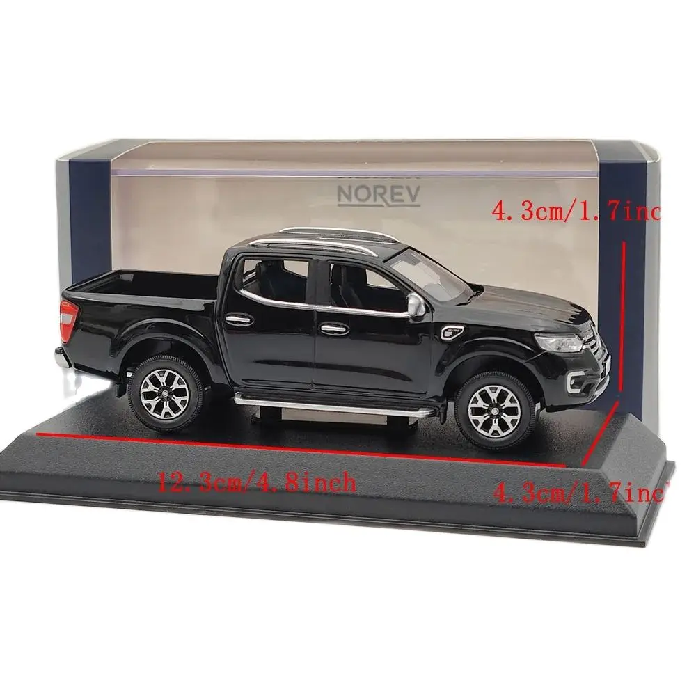 Norev Alaskan Pick-Up 1/43, modelos de coches fundidos a presión, colección de regalos de Navidad, color negro, 2017