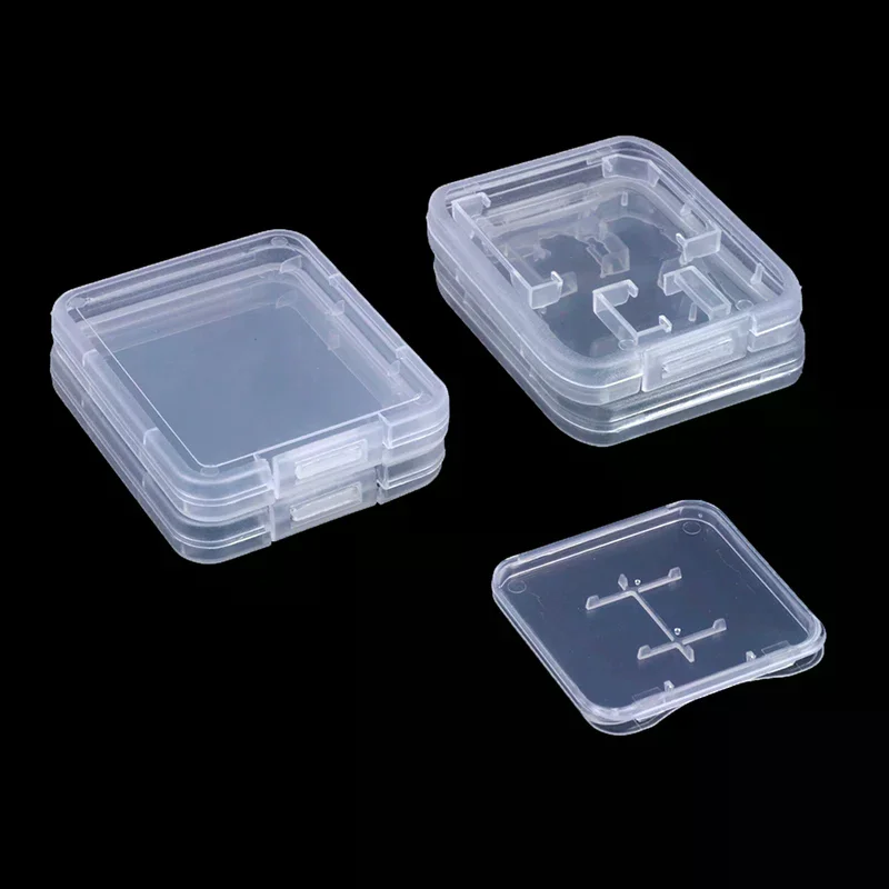 5/10pcs  Clear Plastic Game  Card Box Case Cover Games Boy Advance Protective Holder Storage