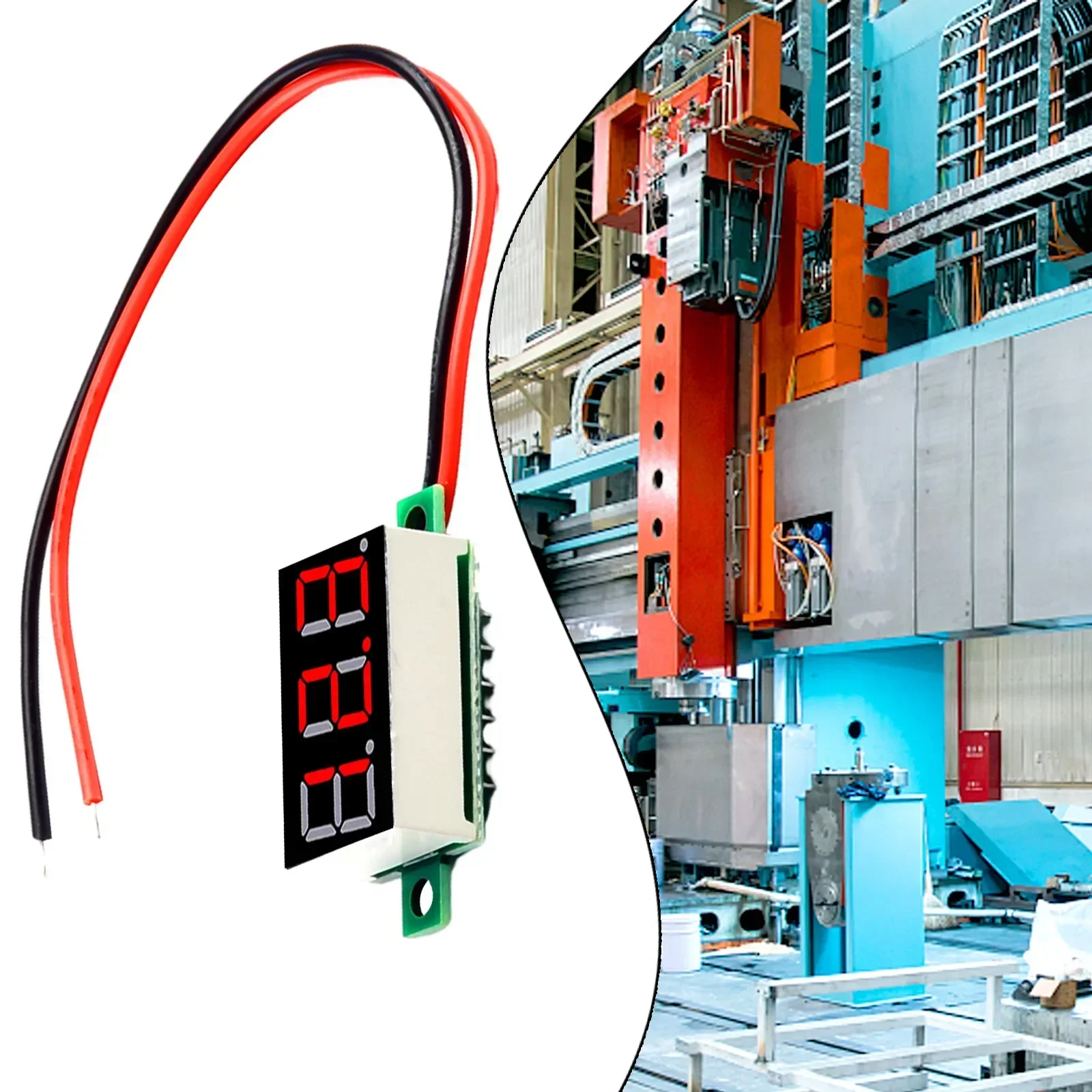 Two-wire Voltmeter LED Digital Voltage Table DC 2-line DSN-DVML-368-2 Display Meter DC4.5-30V Electrical Measurement Instruments