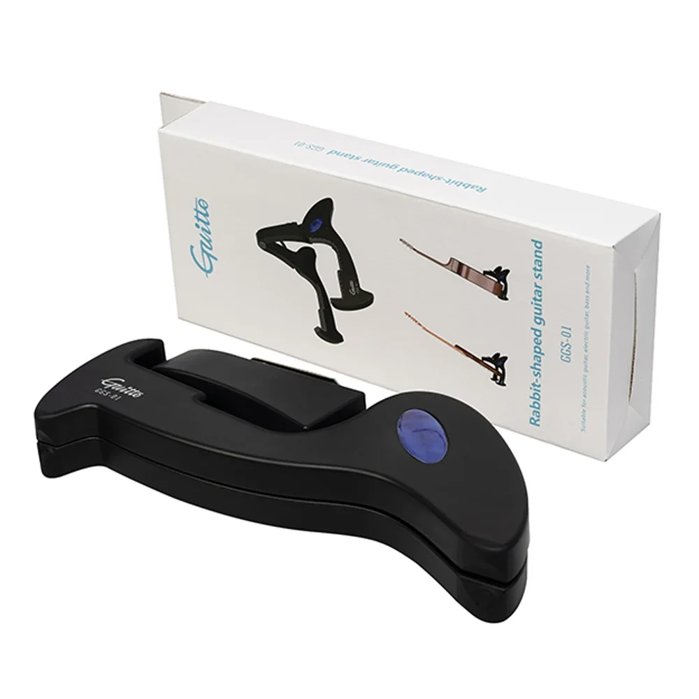 GUITTO GGS-01 Suporte de guitarra Peças e acessórios de guitarra Suporte de tripé dobrável universal Suporte de rack de instrumento musical com estrutura A