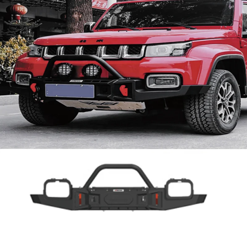 BJ40/BJ40L/BJ40PLUS Front Bumper Racing Bar Modified Front Bumper Front Bumper BAIC BJ40 High Quality Auto Parts