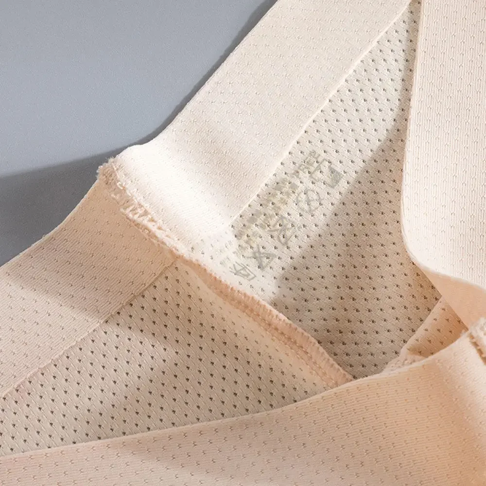 Seamless High Elasticity Ice Silk High Waist Women Underwear Underpants Summer Safety Pants Safety Shorts