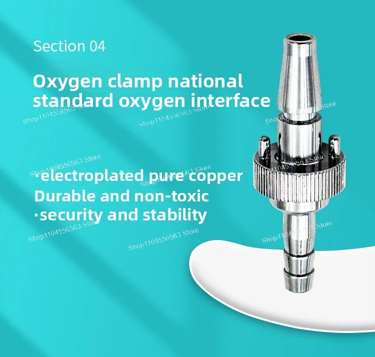 German Standard Terminal Connector for Oxygen Tubing – Metal Fittings for Oxygen Regulator & Respiratory Equipment Connection