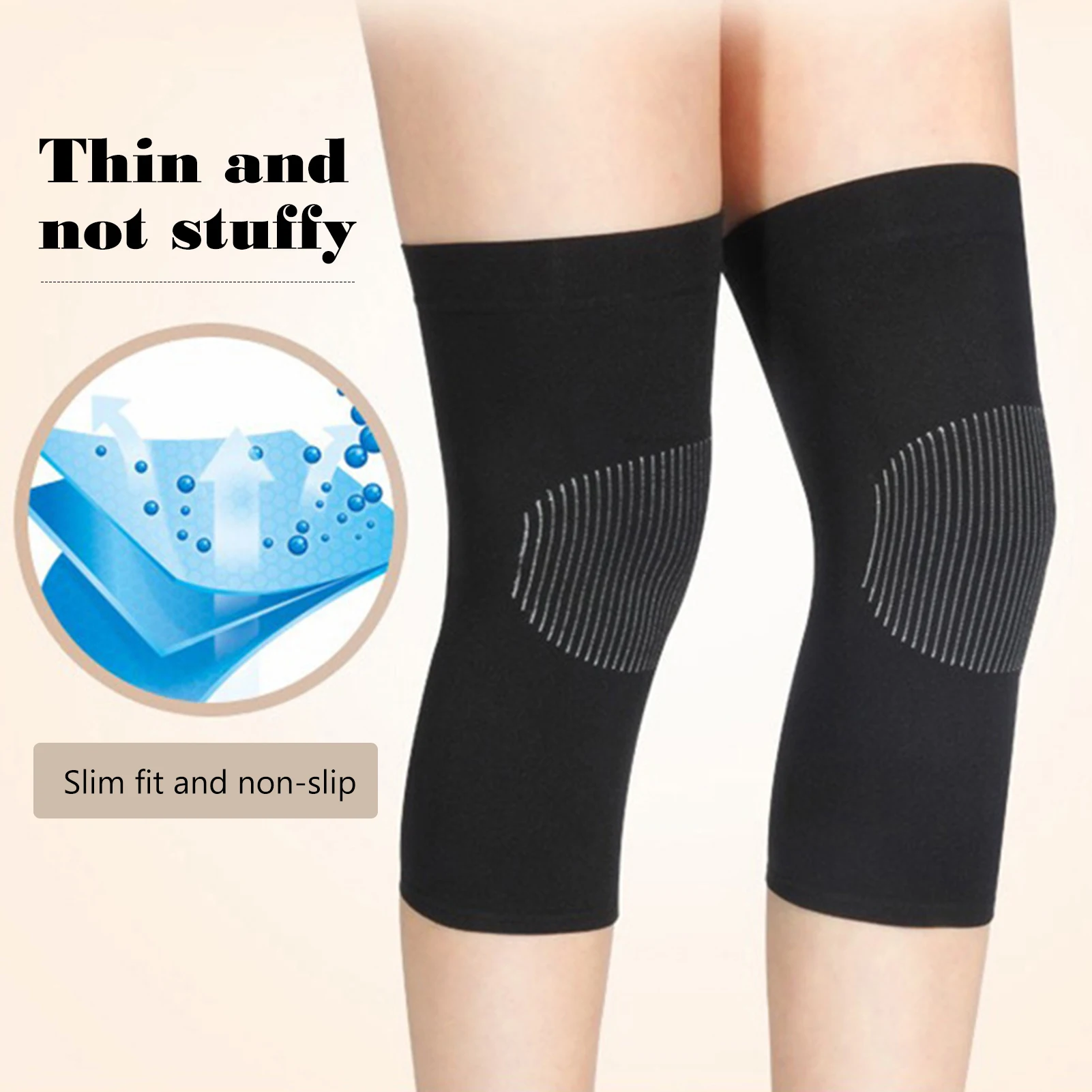 Sports Knee Protector Pads Ultra-thin and Seamless for Outdoor Sports Use