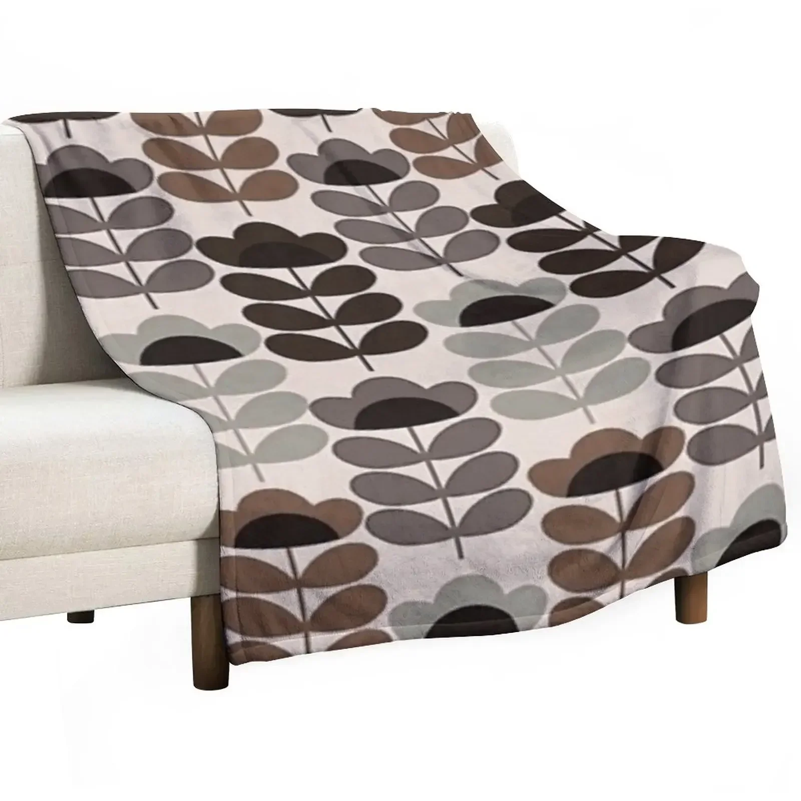 orla kiely stem flowers patterns,orla kiely design Throw Blanket anime Vintage Soft Beds For Sofa Thin Blankets