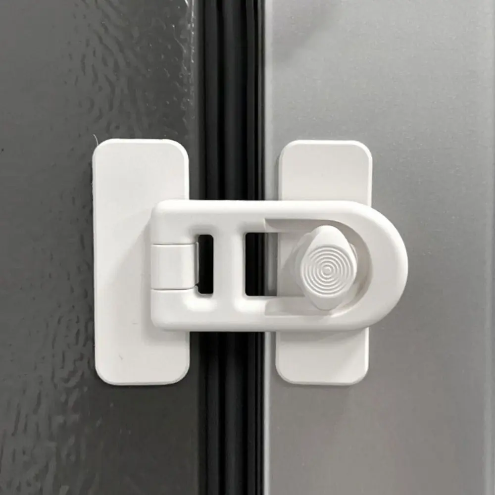 

4pcs convenient No Drilling Child Safety Locks Anti pinch hands ABS Home Refrigerator Lock secure Cabinet door lock home