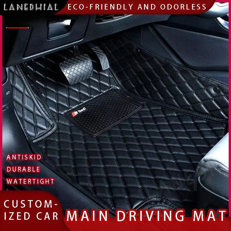 Custom Diamond Leather Car Floor Mat 100% For Mercedes Benz All Models E Class GLK GLC S600 400 W212 W211 Accessories Protector