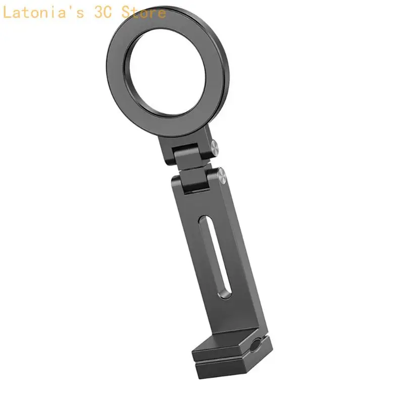 Starke Klemme, magnetischer Telefonhalter, 4000 g g Magnetverschluss, faltbar für Reisen, sichere leise – Detail 7