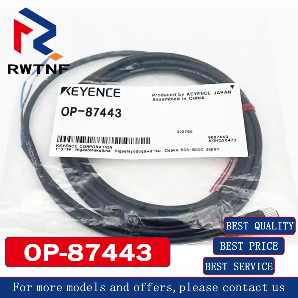 

Brand New Genuine OP-87443 KEYENCE Control panel power cable laser sensor