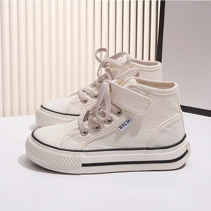 High Top Canvas Shoes Children Summer New Boys and Girls Board Shoes Colorful Students Korean Style Board Shoes zapatos niña