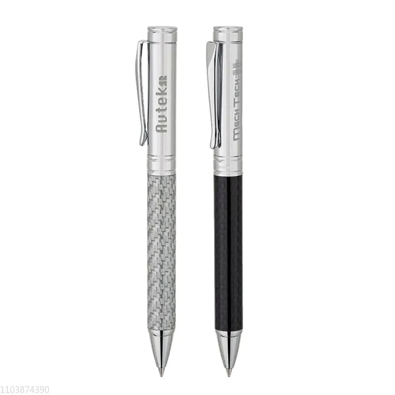 

Carbon Fiber Tactical Pen, Multifunctional Business Signature Pen, All Metal Ballpoint Pen Equipped with Schneider G2 Pen Core