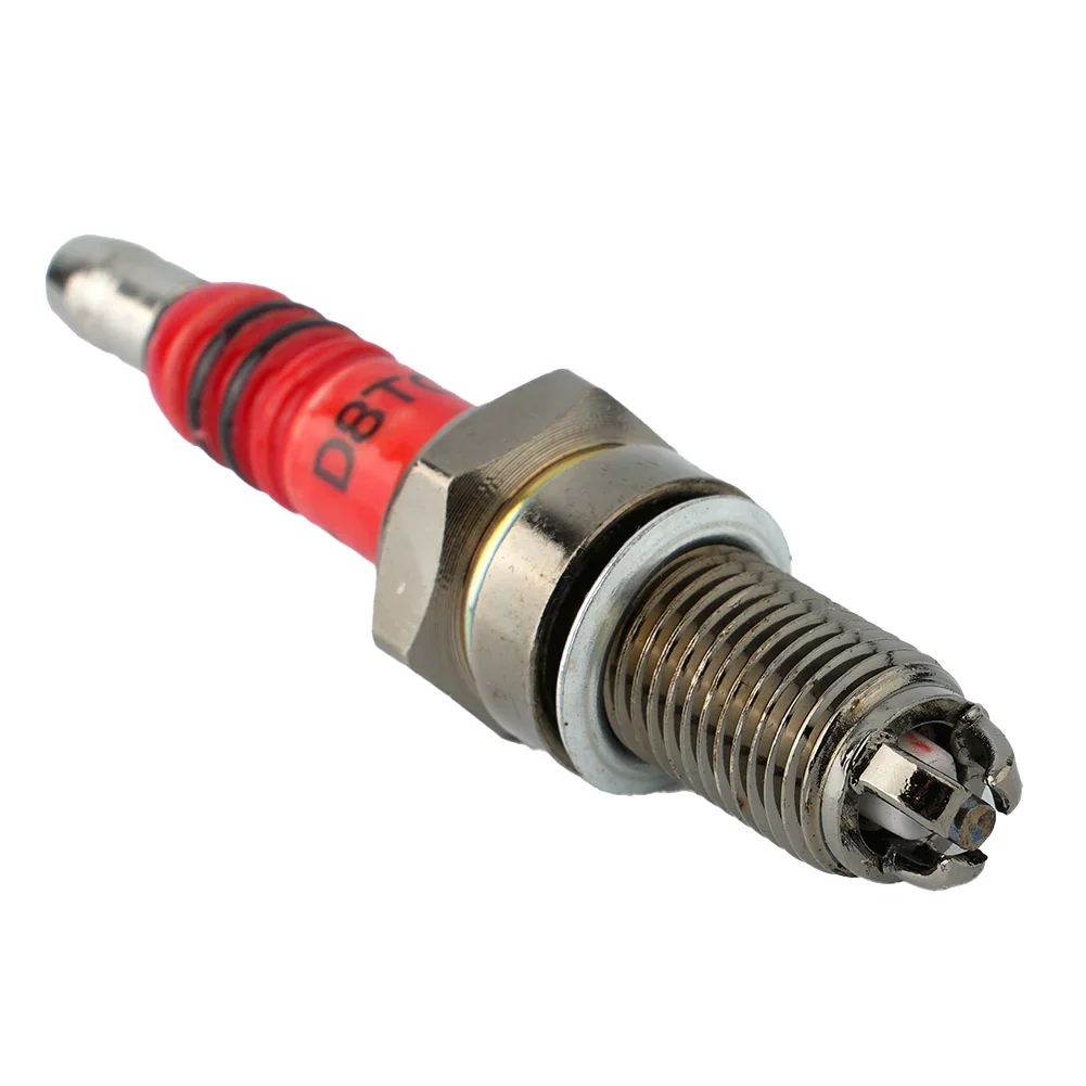 New Spark Plug D8TC For CG 125 150 200cc CF250 Motorcycle Scooter ATV High Performance Three Electrode Head Spark Plugs