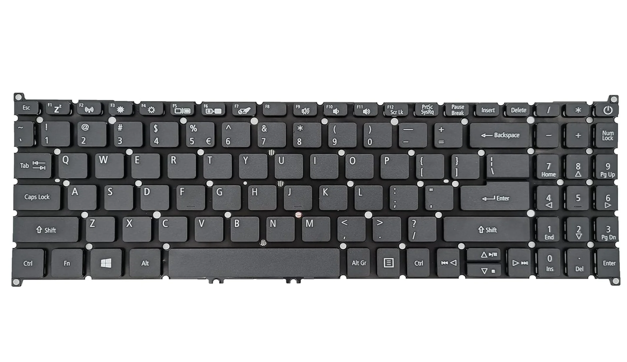 Nuevo teclado estadounidense sin retroiluminado sin marco para Acer Aspire 5 A515-43,A515-43G,A515-52,A515-52G,A515-54,A515-55,A515-56 portátil