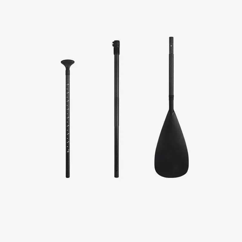 

Full Carbon Fiber 12K Twill Weave SUP Paddle 3-Piece Adjustable Stand up Paddle Board Eco-Friendly Portable Lightweight Floating
