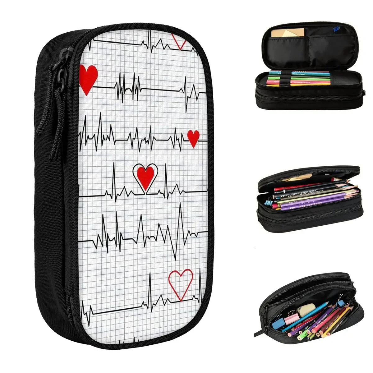 

Doctor Nurse Enfermera En Apuros Pencil Cases cases Pen Kids Large Storage Bags Students School Zipper Stationery