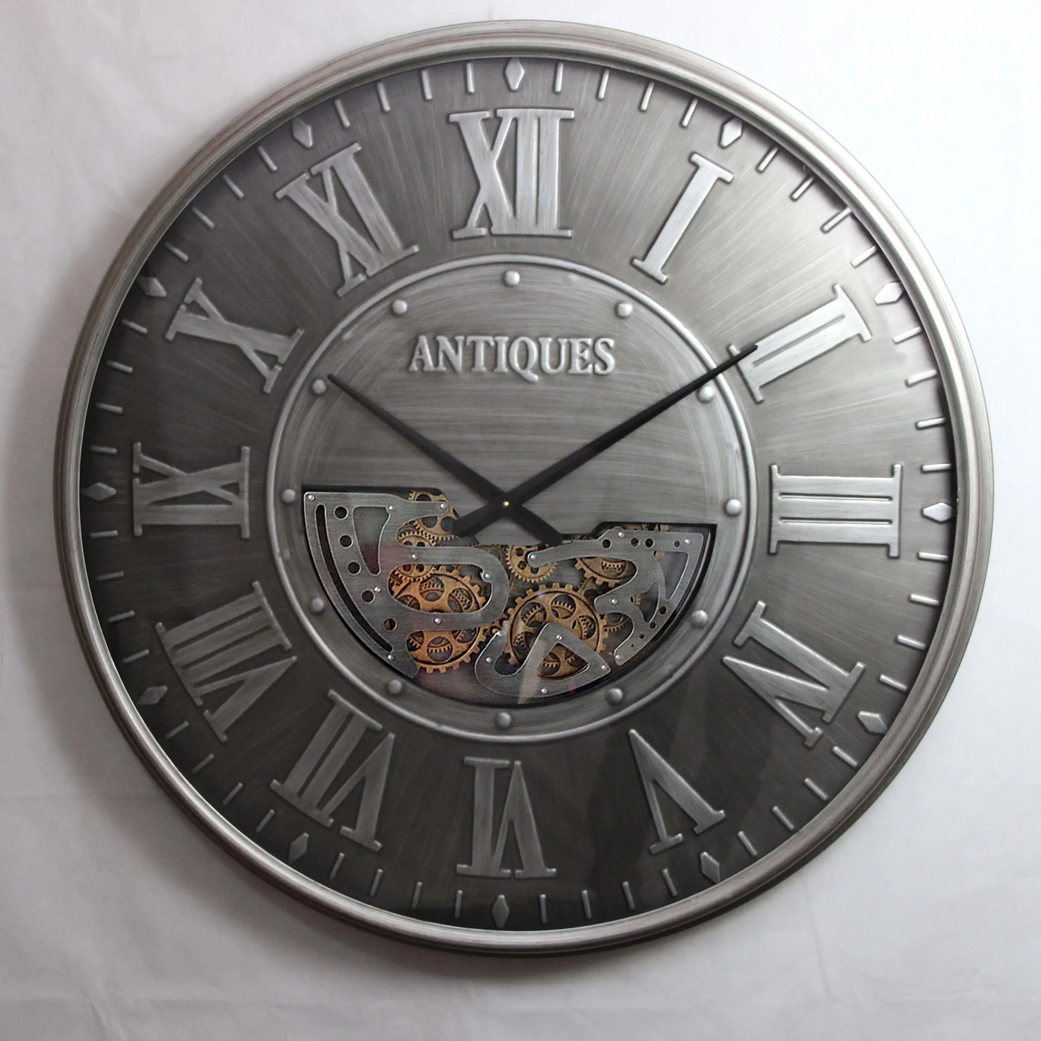 40INCH 103CM Industrial Mechanical Real Moving Gear Wall Clock