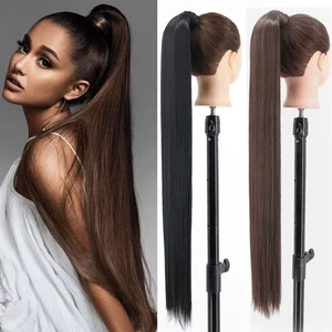 34 platziertes synthetisches Haar Rabber Hair Extension Clipe in falsche Wags Blady Wagr bestellen das lange Bremssofbuch 10 Hauptverkäufe Lisa Blonde Perücken - №1
