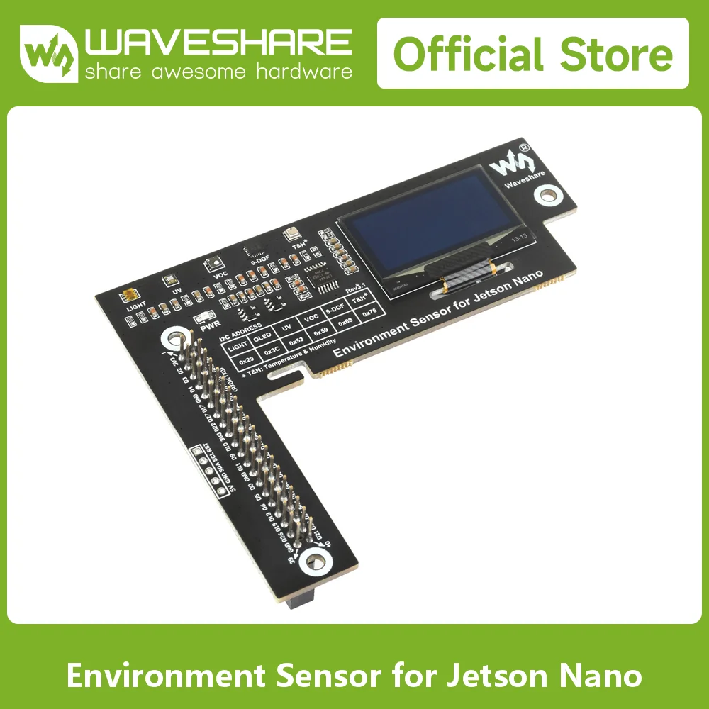 module-de-capteur-environnemental-waveshare-concu-pour-jetson-nano-bus-i2c-avec-ecran-oled-de-13-pouces
