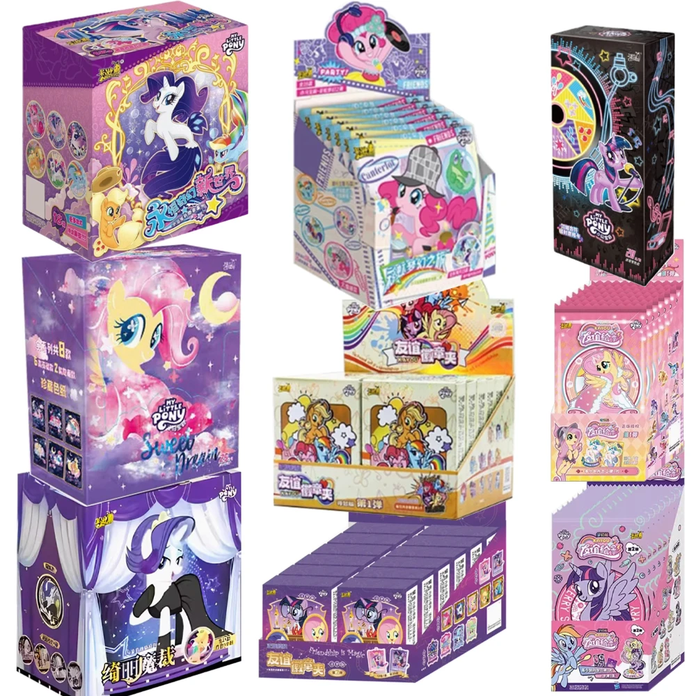 

KAYOU натуральная карта My Little Pony, подставка для бейджа, цветная бумажная карта для билетов, аниме, коллекционные карты, игрушки, подарки