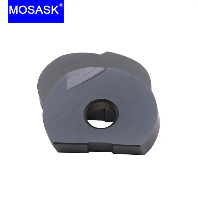 MOSASK 1PC Semicircular Insert P3200 D08 D10 D20 D32 for T2139 Spherical Adapter CNC Finishing Cutter Milling Precision End Mill