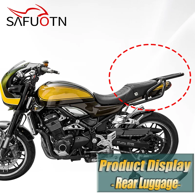 Rear Luggage Cargo Rack Carrier Mount Backrest For Kawasaki Z900 RS SE Cafe ABS 2018-2025 2024  Motorcycle Shelf Holder Support