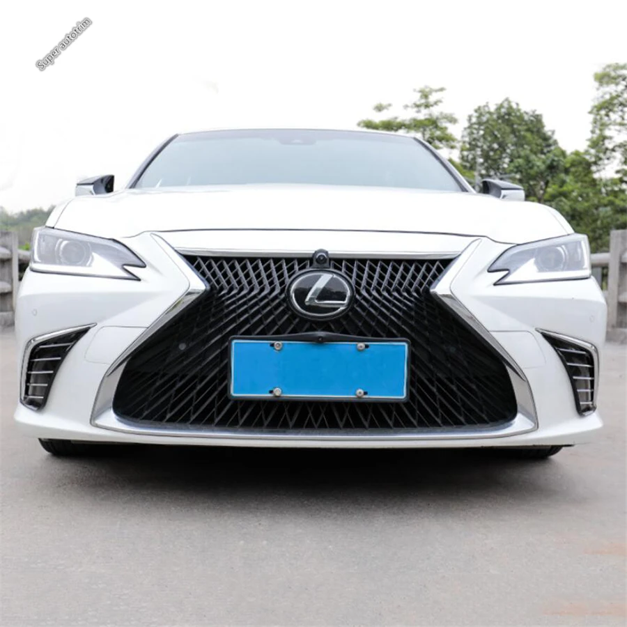 

Front Bumper Fog Light Lamp Shade Frame Foglight Bezel Decorations Cover Trim Accessories For Lexus ES 2018 - 2023 F Sport Style