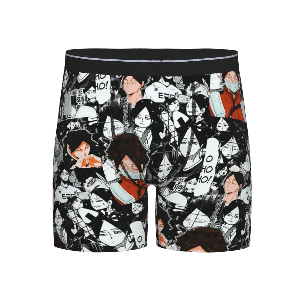 

Long Boxer Underpants Shorts Suna Rintarou Manga Collage Panties Male Breathable Underwear for Homme Man Boyfriend Gift