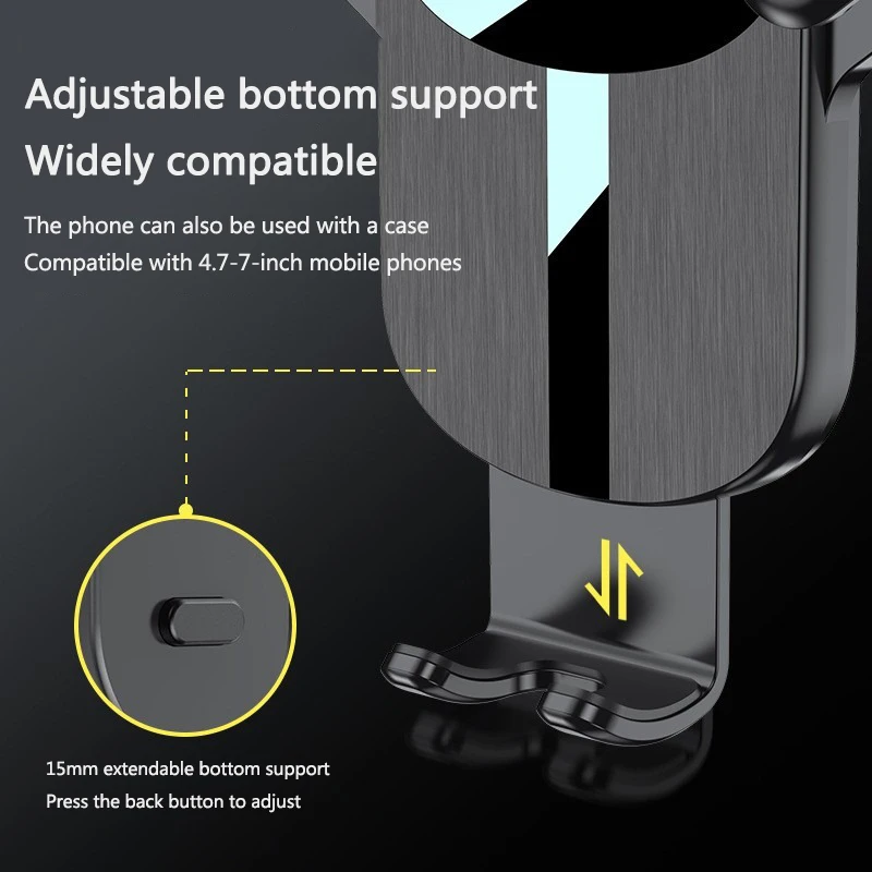 Car Air Vent Gravity Smart Phone Bracket Auto Accessories For Maserati Granturismo Quattroporte Levante Coupe GTS Accessories