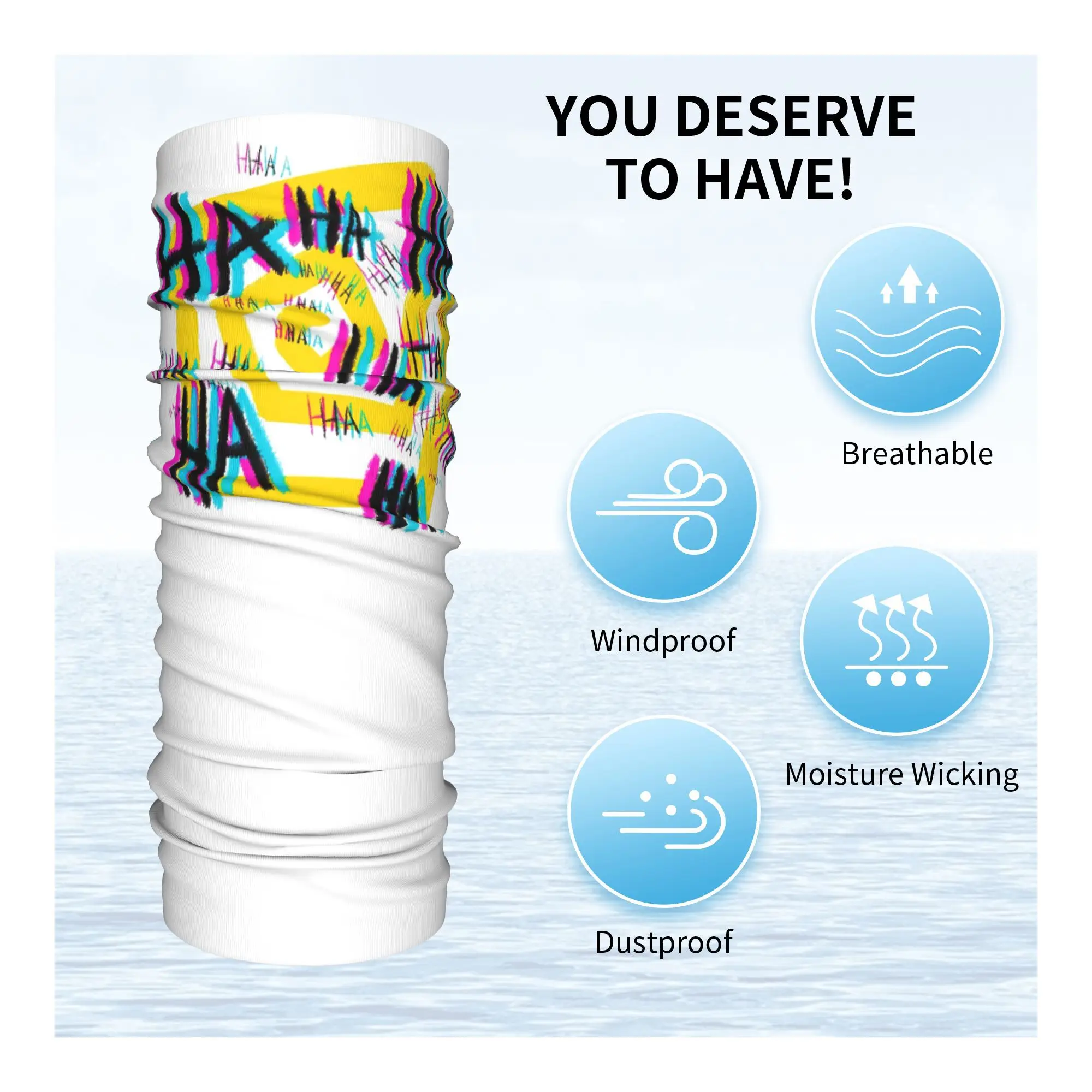 Michael's Laugh The Magnus Archives Bandana Neck Cover Printed Wrap Scarf Warm Face Mask Riding Unisex Adult Breathable