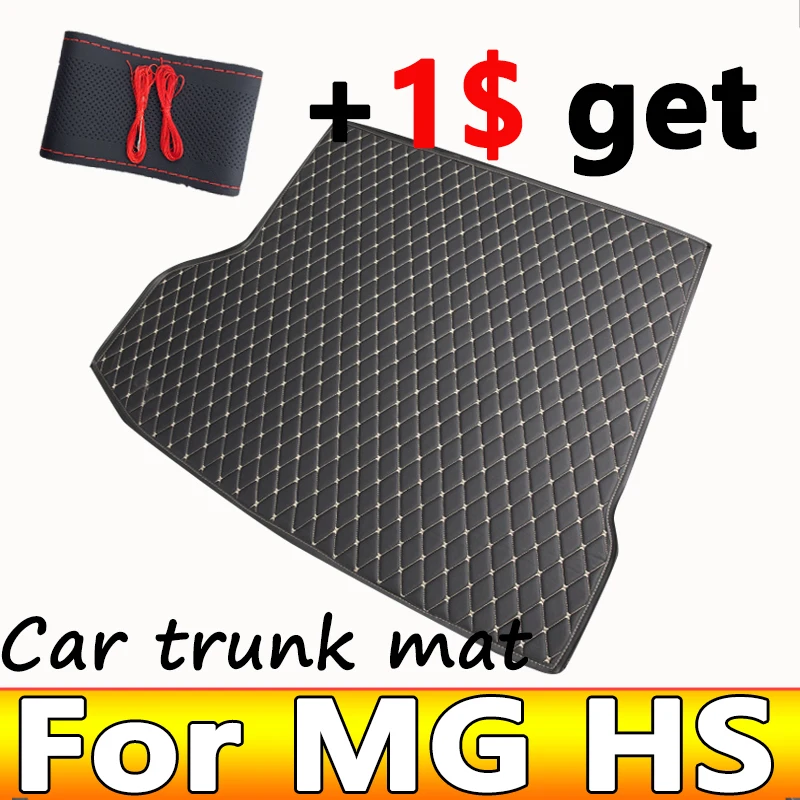 Car Trunk Mats For MG HS Plug-in PHEV EHS AS23 2020 2021 2022 Waterproof Car Rear Trunk Mats Interior decoration Car Accessories