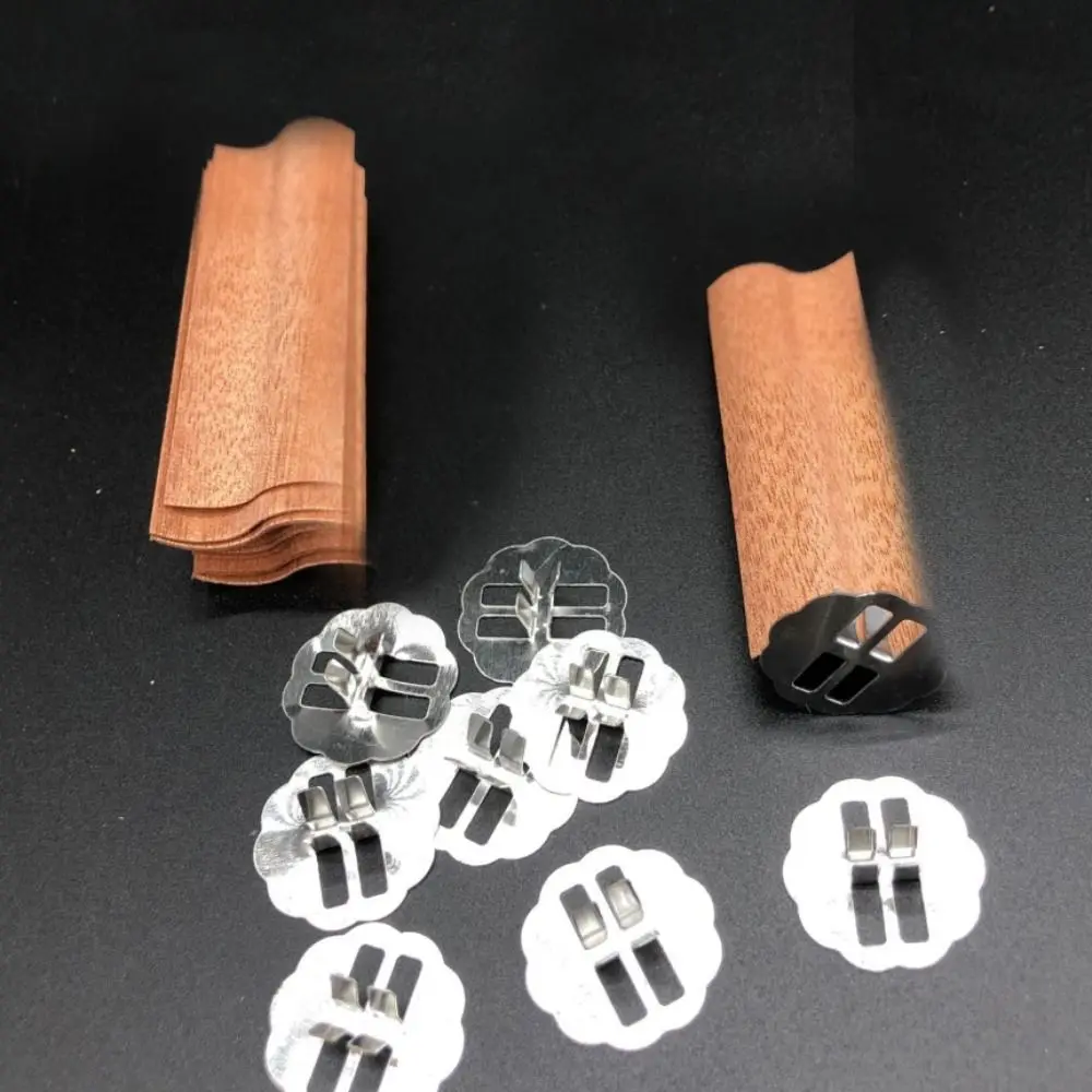 

S-shaped High Quality Burning Large Flame With Base Candle Making Candle Wicks Wood Chip Candle Cores Candle Accessory