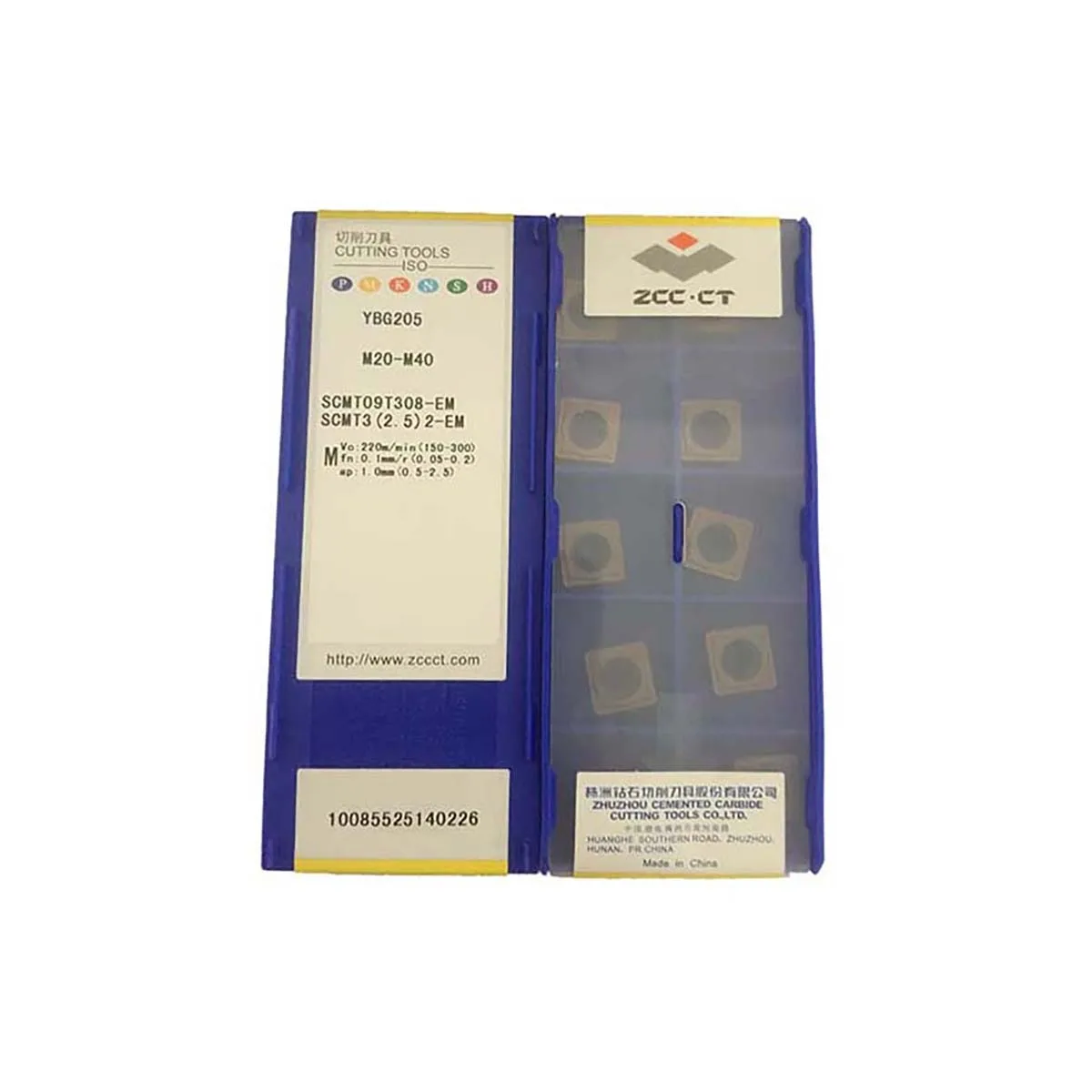 

ZCC CT 100% Carbide Turning Inserts SCMT SCMT12 SCMT09 SCMT120404 SCMT09T308 SCMT09T304 SCMT120408 EM YBG205