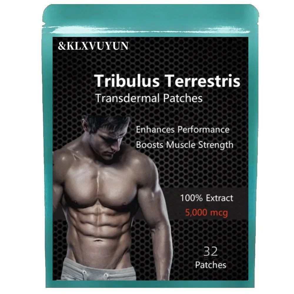 Bulgarian Tribulus Terrestris 5000mcg - Testosterone Booster Transdermal Patches. Patches Made in USA.