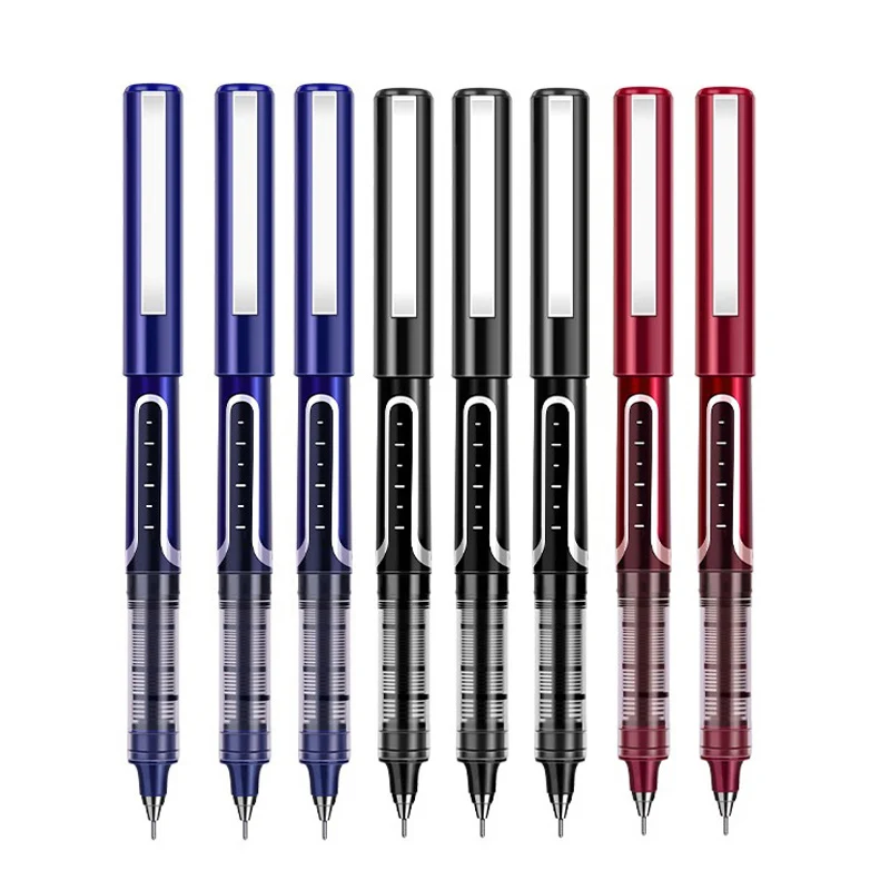 

Deli RollerBall Pens, 0.5mm Fine Point Liquid Gel Ink Rolling Ball Quick Drying Gel Pen for School Office Writing