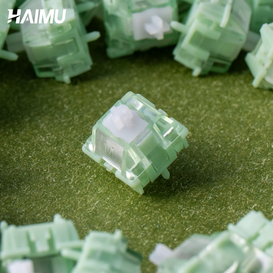 Haimu Celadon Magnetschalter, 35 g, lineare vorgeschmierte Schalter, Pom-Vorbau, freie Einstellung, Vorreise für Magnetschalter, Gaming-Tastatur