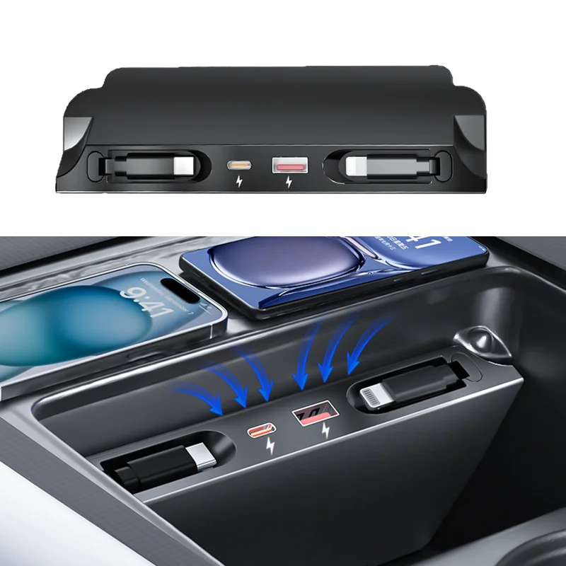 station-d'accueil-pour-shunt-de-voiture-aito-m9-2024-2025-chargeur-rapide-cable-retractable-de-type-c-fournitures-interieures-accessoires-de-modification