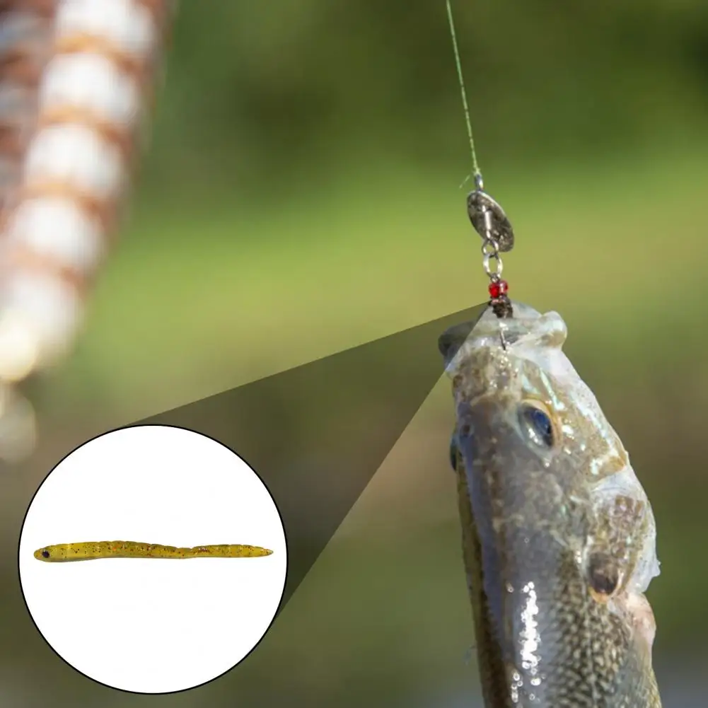 

10Pcs 9CM/1.7G Soft Worm Fishing Lure Topwater Bionic Artificial Colorful Earthworm Bait Freshwater Saltwater Fishing Accessory