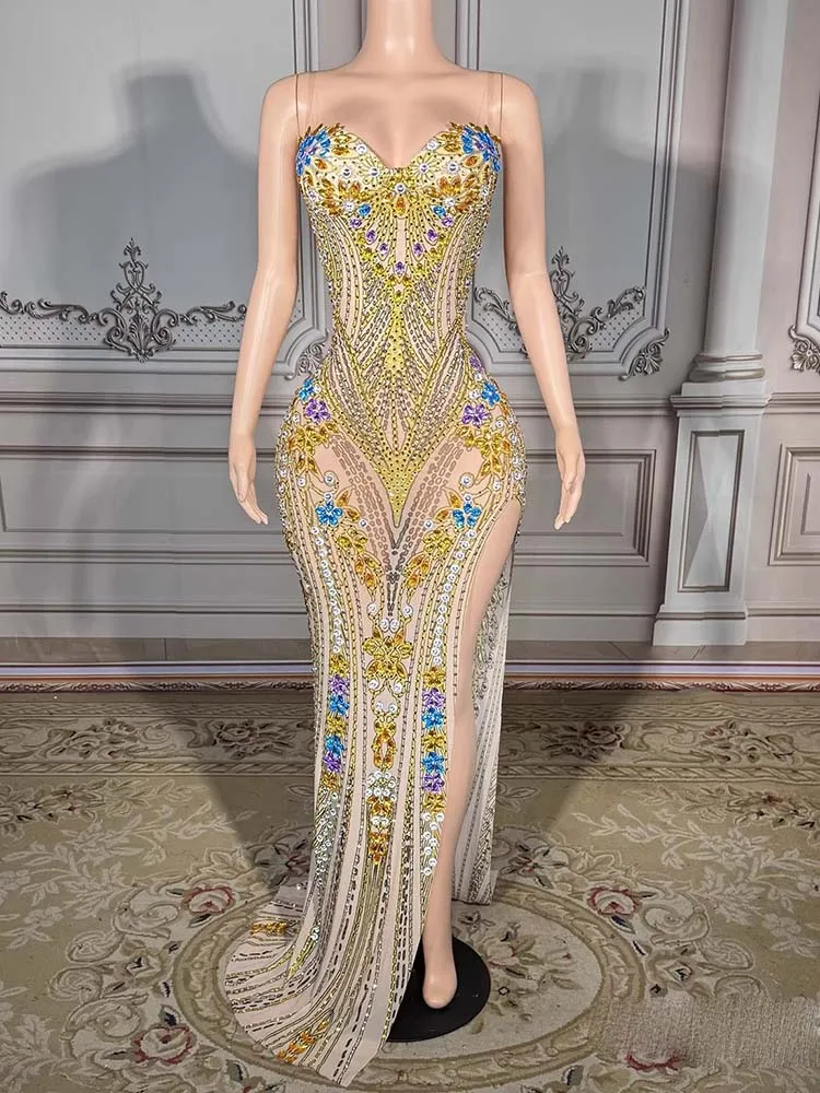 Robe sexy en maille à bretelles enveloppées sur la poitrine, couleur de haute qualité, estampage à chaud, nouvelle mode, vêtements personnalisés pour femmes, 2025