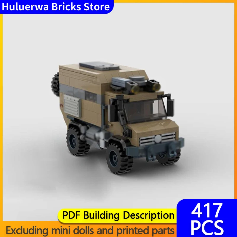 

Speed Hypercar Model MOC Building Bricks Off-Road Camper Car Modular Technology Gifts Holiday Assemble Children Toys Suit