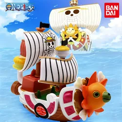 New One Piece Ship Figure Luffy Model Toy Peripheral Super Cute Mini Boat Assembled Model One Piece Ship Kid Birthday Gift