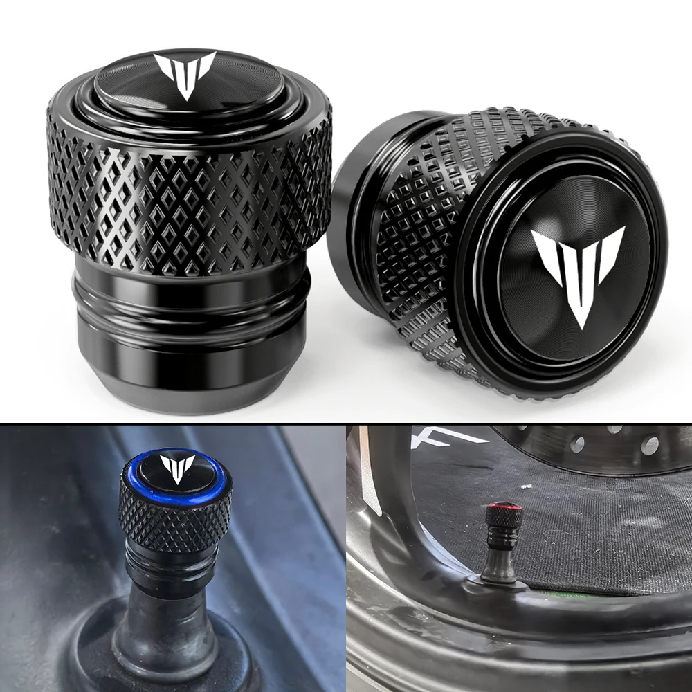 For YAMAHA MT01 MT09 MT07 MT10 MT03 MT 09 07 03 10 MT-09 MT-07 MT-10 MT-03 Motorcycle Wheel Tire Valve Stem Caps Dustproof Cover