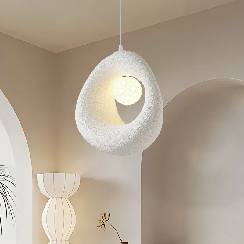 

French Style Modern Enjoy Life Chandelier Nordic Home Decor Polycarbonate Lamp Body Living Room Bedroom G9 Lights Atmosphere