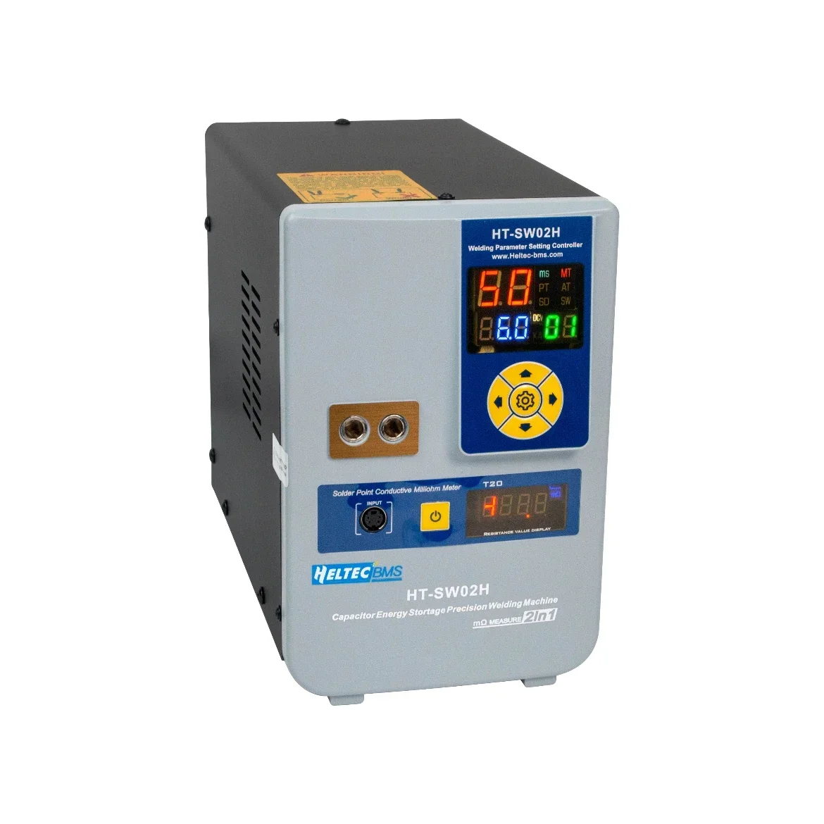 

HT-SW02H Battery Welder 42KW EU Stock 0.4mm Copper Welding Point 7000A Resistance Measure Intelligent Energy Storage Spot Welder